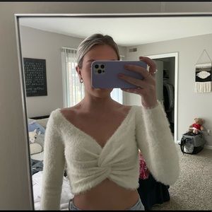 ASOS long sleeve crop top